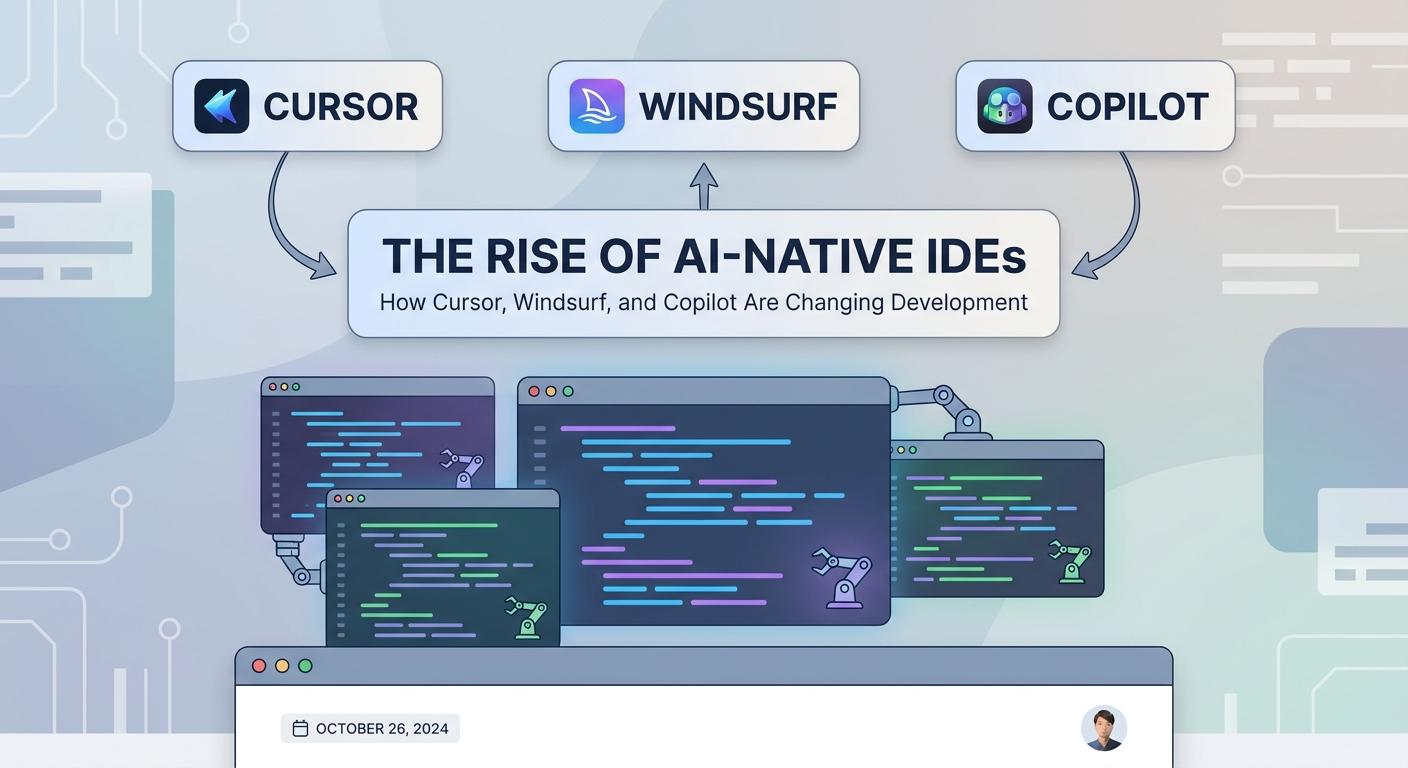 AI-Native IDEs: How Cursor, Windsurf, & Copilot Transform Development