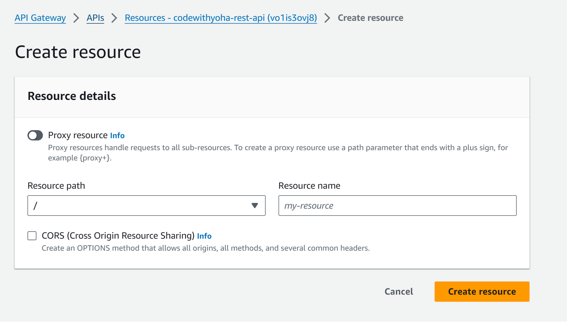 How to create an AWS API Gateway | CodeWithYoha