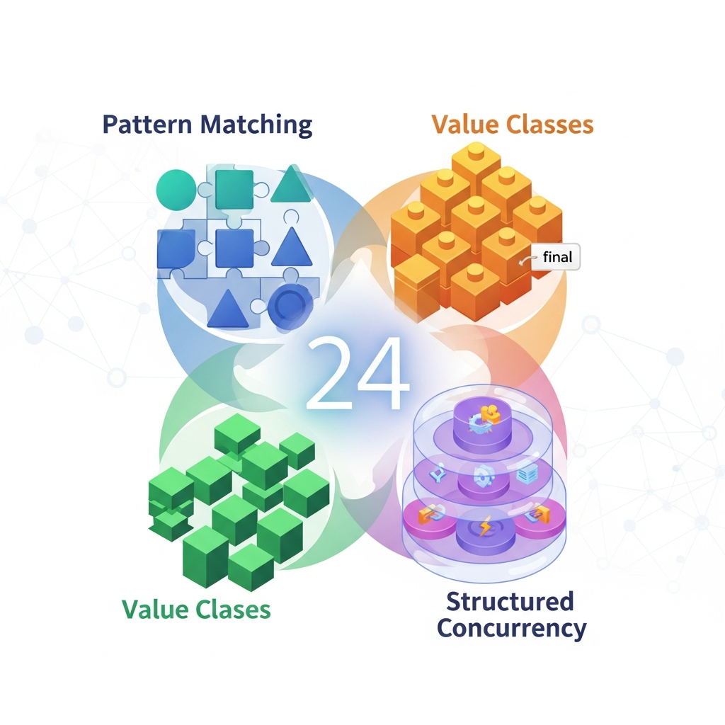 Java 24 Unleashed: Pattern Matching, Value Classes & Structured Concurrency