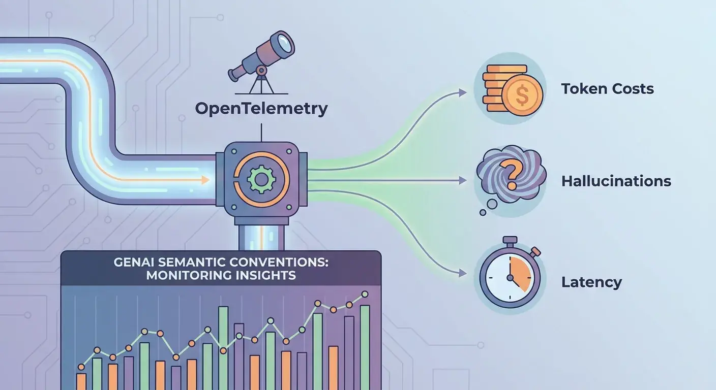 OpenTelemetry GenAI: Monitor LLM Costs, Hallucinations & Latency