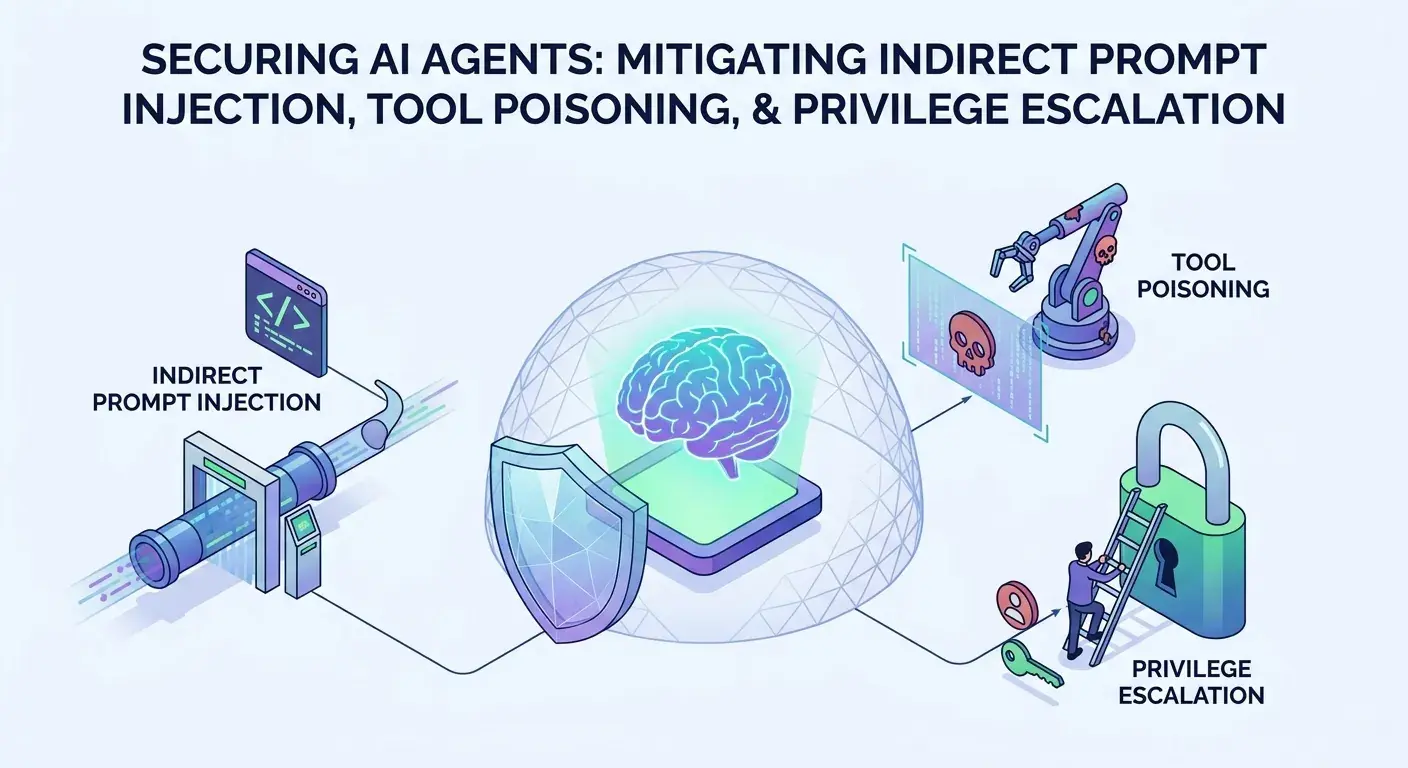 Securing AI Agents: Mitigating Prompt Injection, Tool Poisoning, and Privilege Escalation