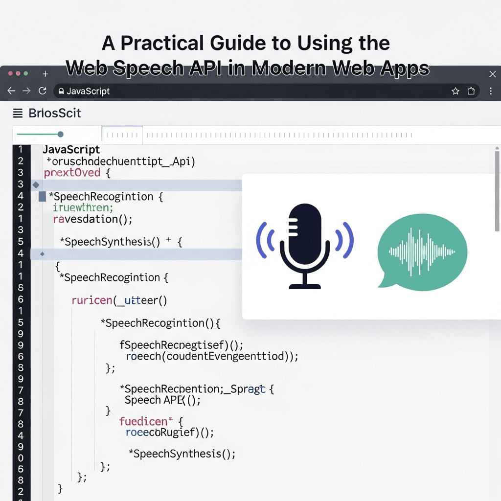 Unlock Voice Control: A Practical Guide to the Web Speech API in Modern Web Apps