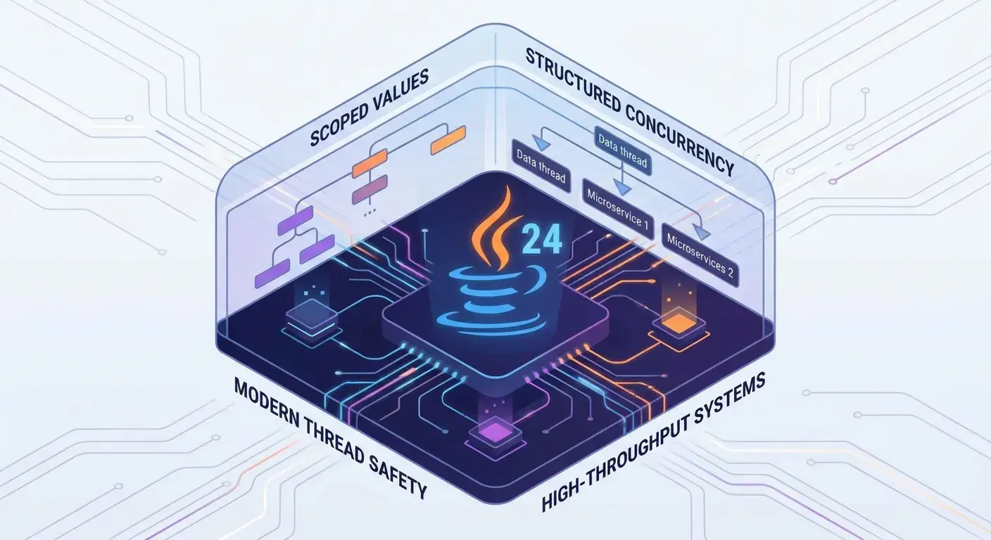 Java 24 Scoped Values & Structured Concurrency: Modern Thread Safety in High-Throughput Systems