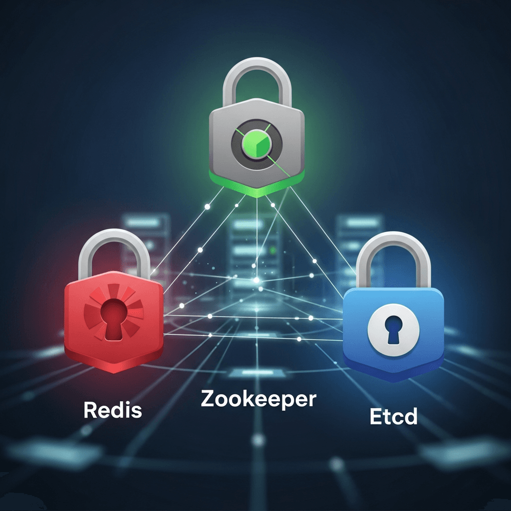 Mastering Distributed Locking & Consensus: Redis, ZooKeeper, and Etcd Explained
